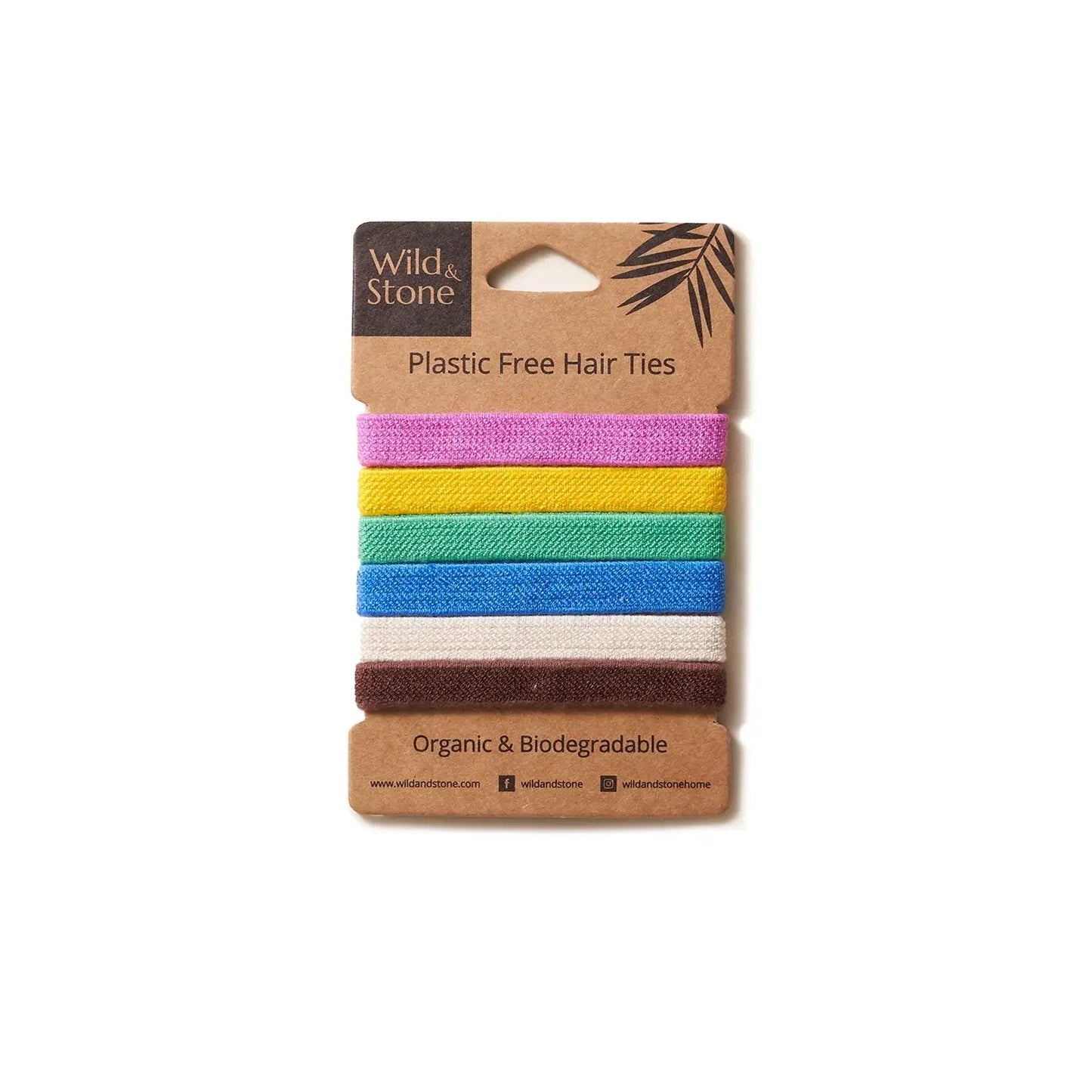 Plastic Free Hair Ties by Wild & Stone