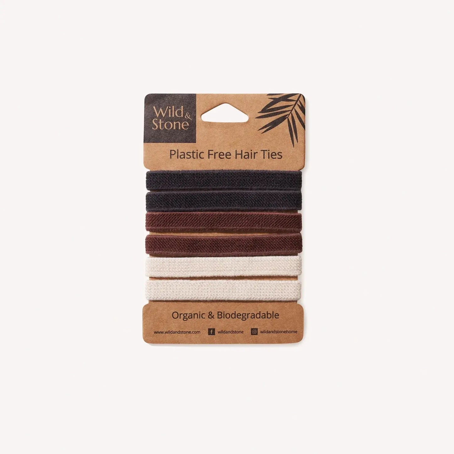Plastic Free Hair Ties by Wild & Stone