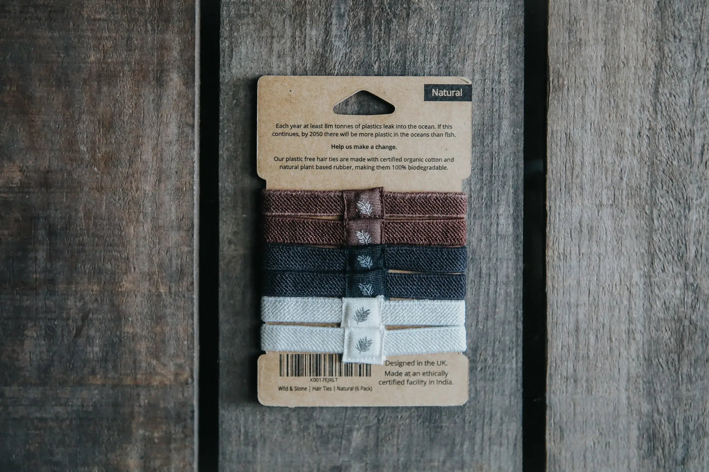 Plastic Free Hair Ties by Wild & Stone