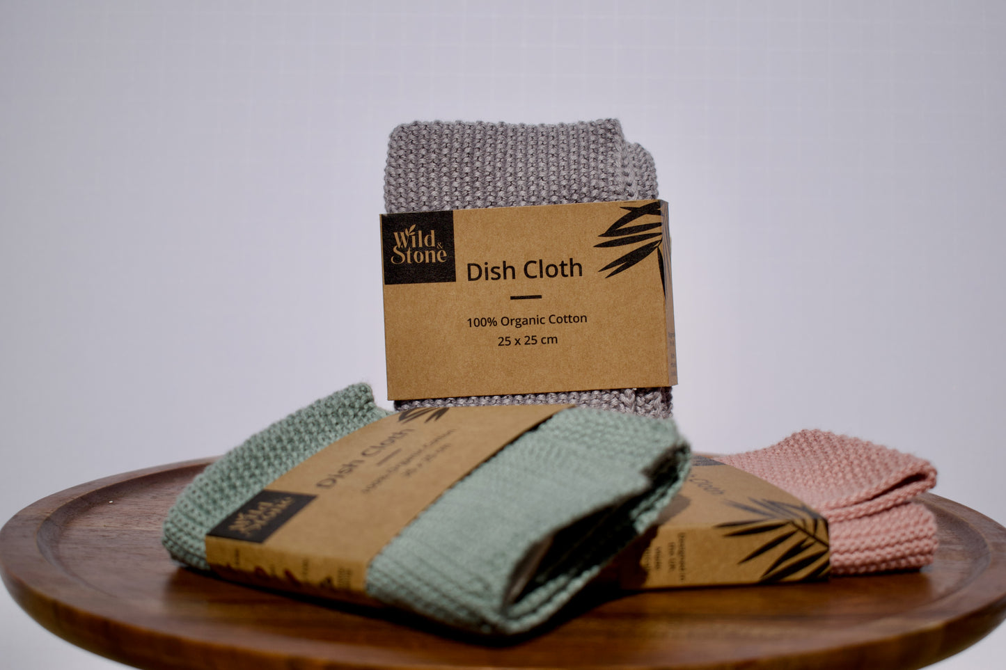 Dish Cloths - 100% Organic Cotton by Wild & Stone
