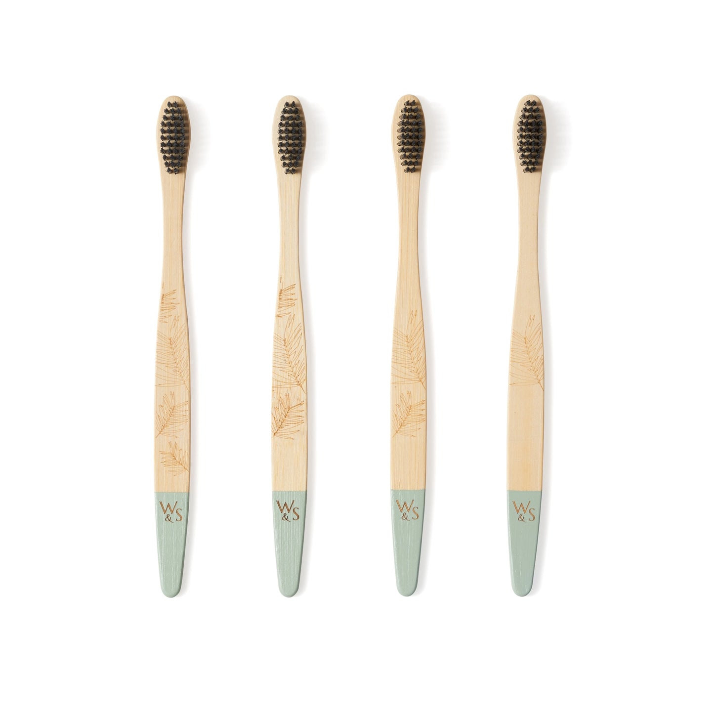 Bamboo Toothbrush - 4 Pack - Medium Bristles